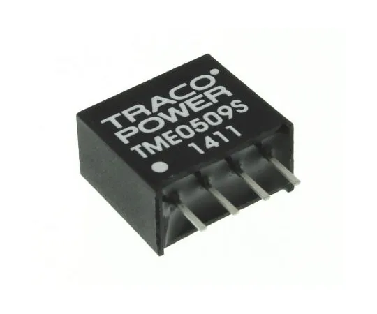 63-7429-02 TRACOPOWER TME 1W Isolated DC-DC Converter Through Hole, Voltage in 4.5 → 5.5 V dc, Voltage out 9V dc TME 0509S