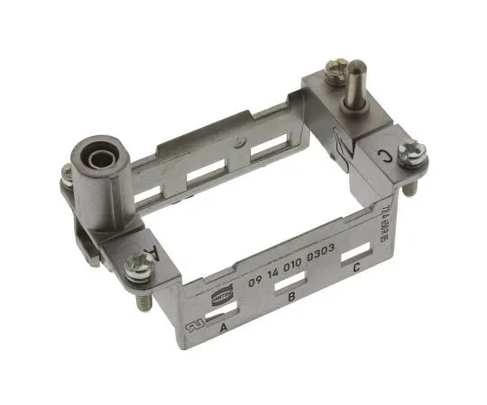 63-7492-93 Han-Modular Series Metal Frame, For Use With Standard Han Hoods and Housings, Han Modular Hinged frames 9140100303