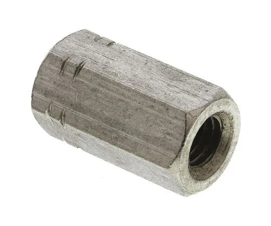 63-7422-80 24mm Plain Stainless Steel Coupling Nut, M8, A4 316 206-2268