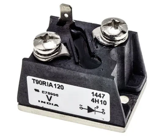 63-7515-08 Vishay, VS-T90RIA120, Thyristor, 1200V 90A, 120mA 3-Pin, D 55 VS-T90RIA120