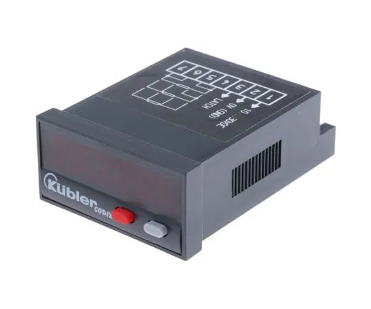 63-7545-14 Kubler CODIX 531 Temperature Indicator, 48 x 24 (1/32 DIN)mm, Ni100, PT100 Input, 10 → 30 V dc Supply 6.531.012.300