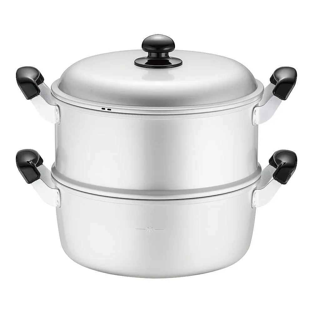62-6440-14 Alumite Yuge Travel Steamer Set 28 cm
