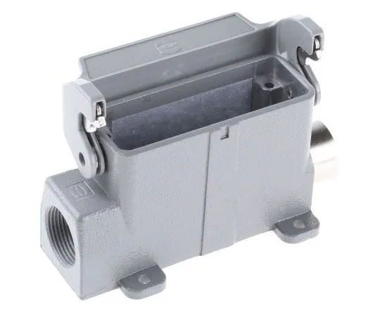 63-7507-81 Han A Series size 16 A Surface Mount Bulkhead Housing 9200160291