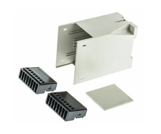 63-7443-72 RS PRO DIN Rail, 75 x 55 x 110mm, Polycarbonate DIN Rail Enclosure 243-3654