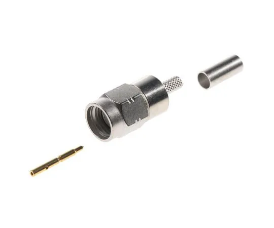 63-7532-34 Radiall Straight 50Ω Cable Mount SMA Connector, Crimp Termination RG188, RG316 R124071120W