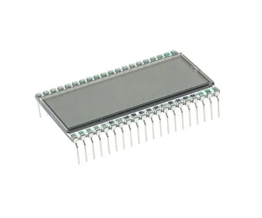 63-7411-28 RS PRO 7-Segment LCD Display, Black on Grey, 1 Row by 3-1/2 Characters, Transflective 185-0159