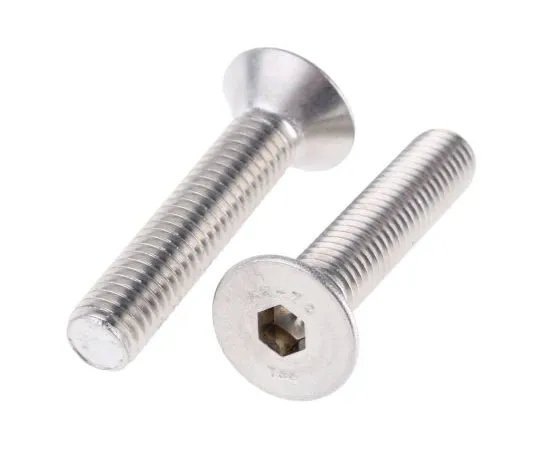63-7481-95 RS Pro M8 x 40mm Hex Socket Countersunk Screw Plain Stainless Steel 304-4801