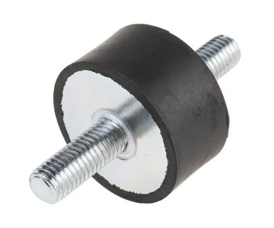 63-7385-66 RS PRO 20mm Shock Mount M10 40mm Diameter 63.2 kg, 122.6 kg Compression Load, Male to Male Natural Rubber 162-3243