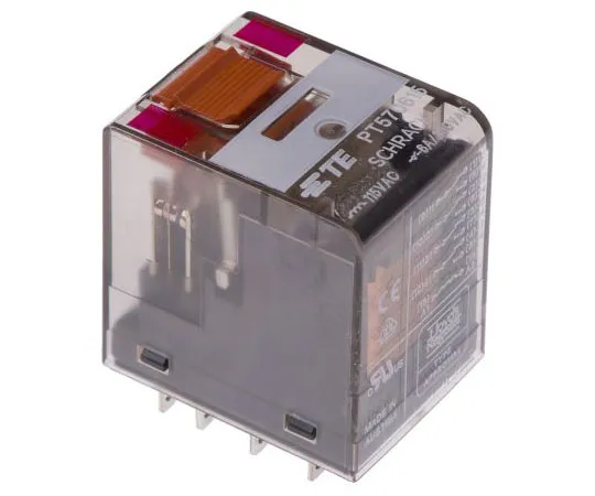 63-7495-24 TE ConnectivityPT 4PDT Non-Latching Relay PCB Mount, 115V ac Coil, 6A PT570615 9-1419111-0