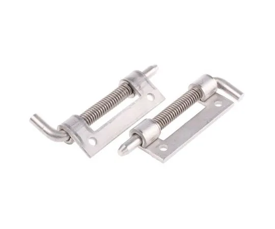 63-7501-23 Pinet Raw Stainless Steel Concealed, Spring-Action Hinge Right-Handed Bolt-on, 82mm x 18.2mm x 2.8mm 12-A-3858