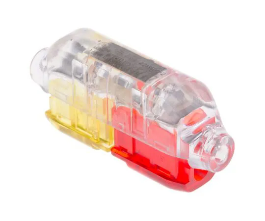 63-7365-62 TE Connectivity In Line Wire Splice Connector, Clear, Insulated, Tin Plated 0.75 → 2.5 mm², 1.5 → 4 mm², 2213600-2