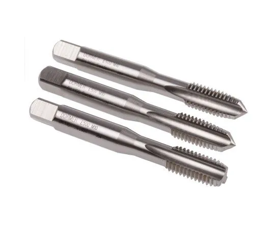 63-7442-71 Dormer 3 Piece M10 HSS Straight Flute Tap Set E500 10.0 X 1.50 3FL SET3