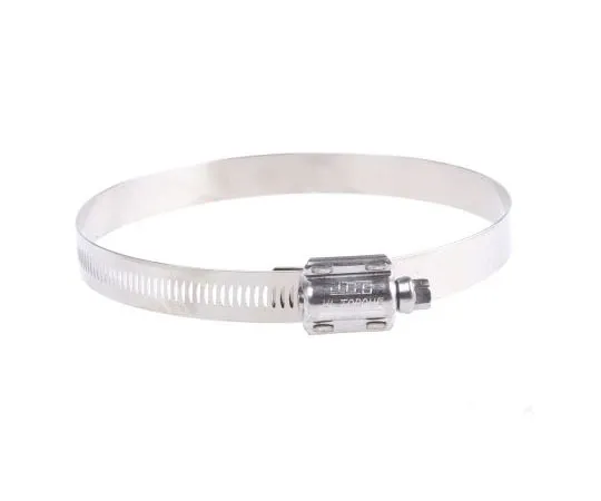 63-7586-97 HI-TORQUE Stainless Steel Slotted Hex Worm Drive, 16mm Band Width, 110mm - 140mm Inside Diameter HTM140P