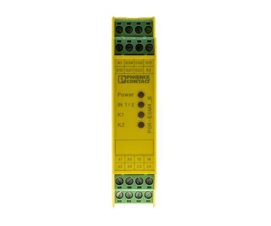 63-7659-68 Phoenix Contact PSR-SCP- 24UC/ESM4/3X1/1X2/B 24 V ac/dc Safety Relay Dual Channel With 3 Safety Contacts 2963776