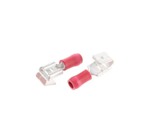 63-7695-65 JST FVDDFM Series Insulated Crimp Piggyback Terminal, 6.3 x 0.8mm, 0.25mm² to 1.65mm², 22AWG to 16AWG, Red FVDDFM1.25-250A(LF)