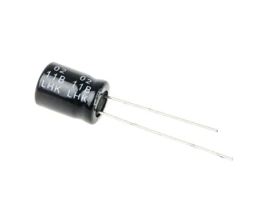 63-7738-40 RS PRO 1μF 450V dc Aluminium Electrolytic Capacitor, Through Hole 8 (Dia.) x 11mm +105°C 8mm 3.5mm 11mm 711-2103