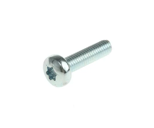 63-7573-78 Zinc plated & clear Passivated Pan Steel Tamper Proof Security Screw, M5 x 20mm 482-7988