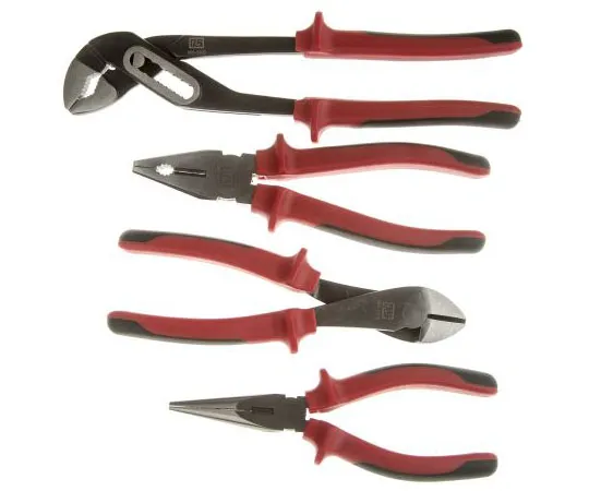 63-7665-94 RS Pro 4 Piece Chrome Vanadium Steel Plier Set 668-5880