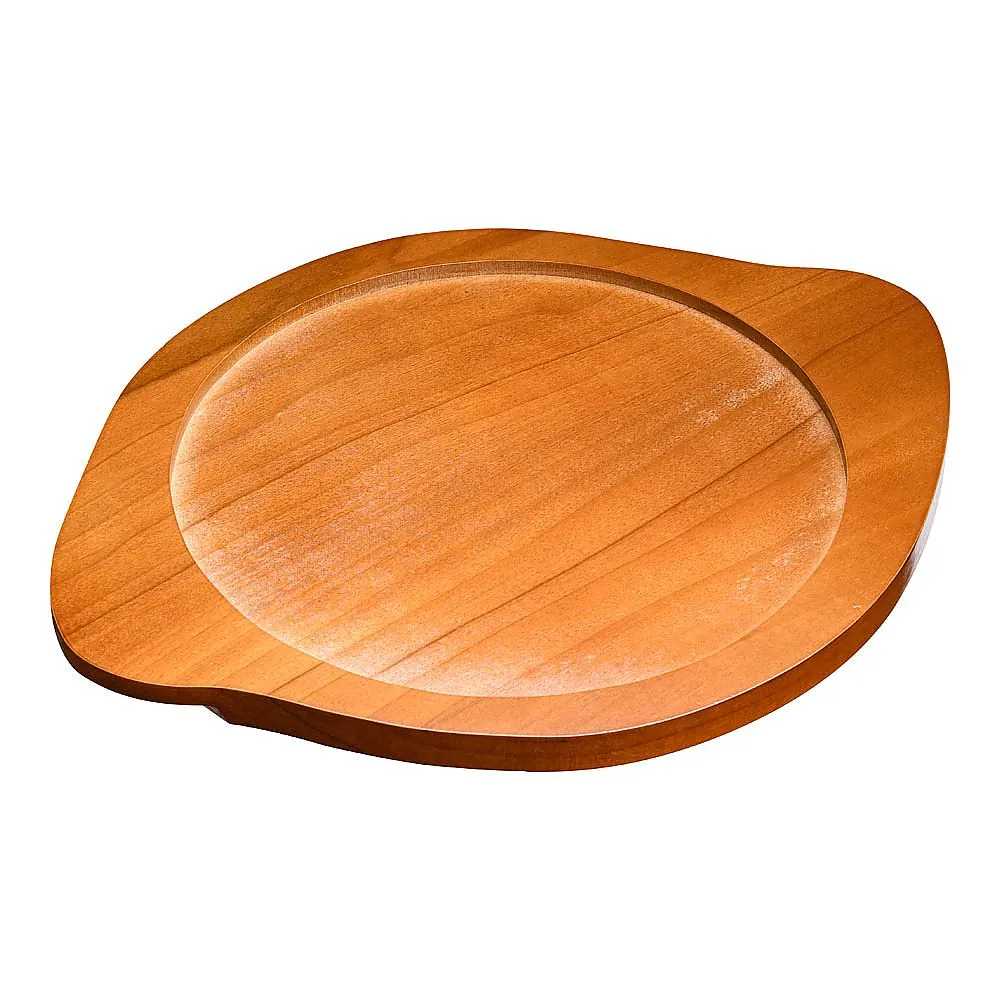 62-6795-40 Wooden stand for plate with stone tool brim