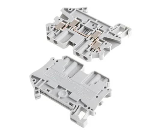 63-7646-65 Phoenix Contact, UT 4-QUATTRO Series , 500 V Feed Through Terminal Block, Screw Down Termination 3044571
