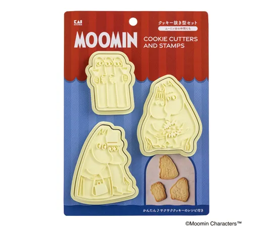 69-6397-06　Shell seal cookie cutter set (Moomin Valley's Nakamatachi)　000DN0602