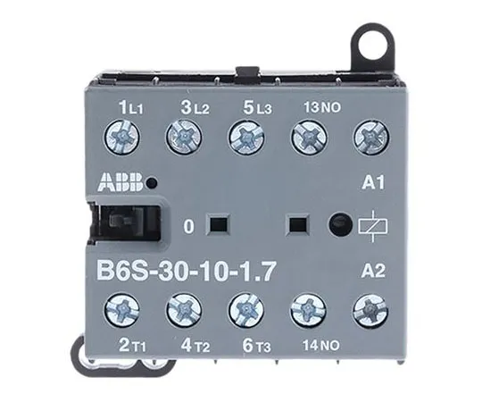 63-7555-87 ABB 3 Pole Contactor, 9 A, 24 V dc Coil, B Range, 3NO, 4 kW GJL1213001R7101 - B6S-30-10-1.7-71