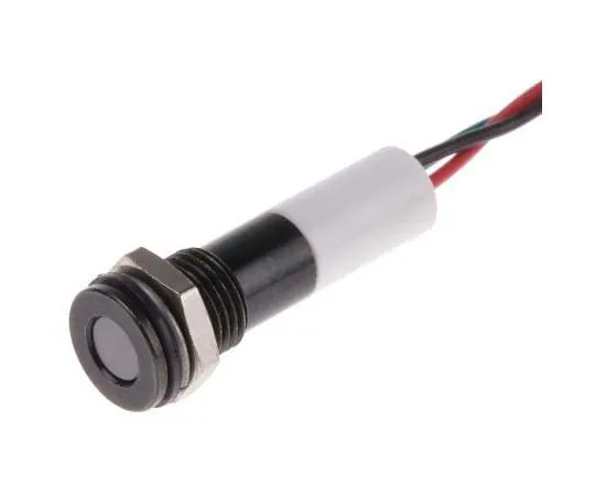 63-7709-12 RS PRO Green, Red, Yellow Indicator, 24 V dc, 8mm Mounting Hole Size, Lead Wires Termination, IP67 700-2034