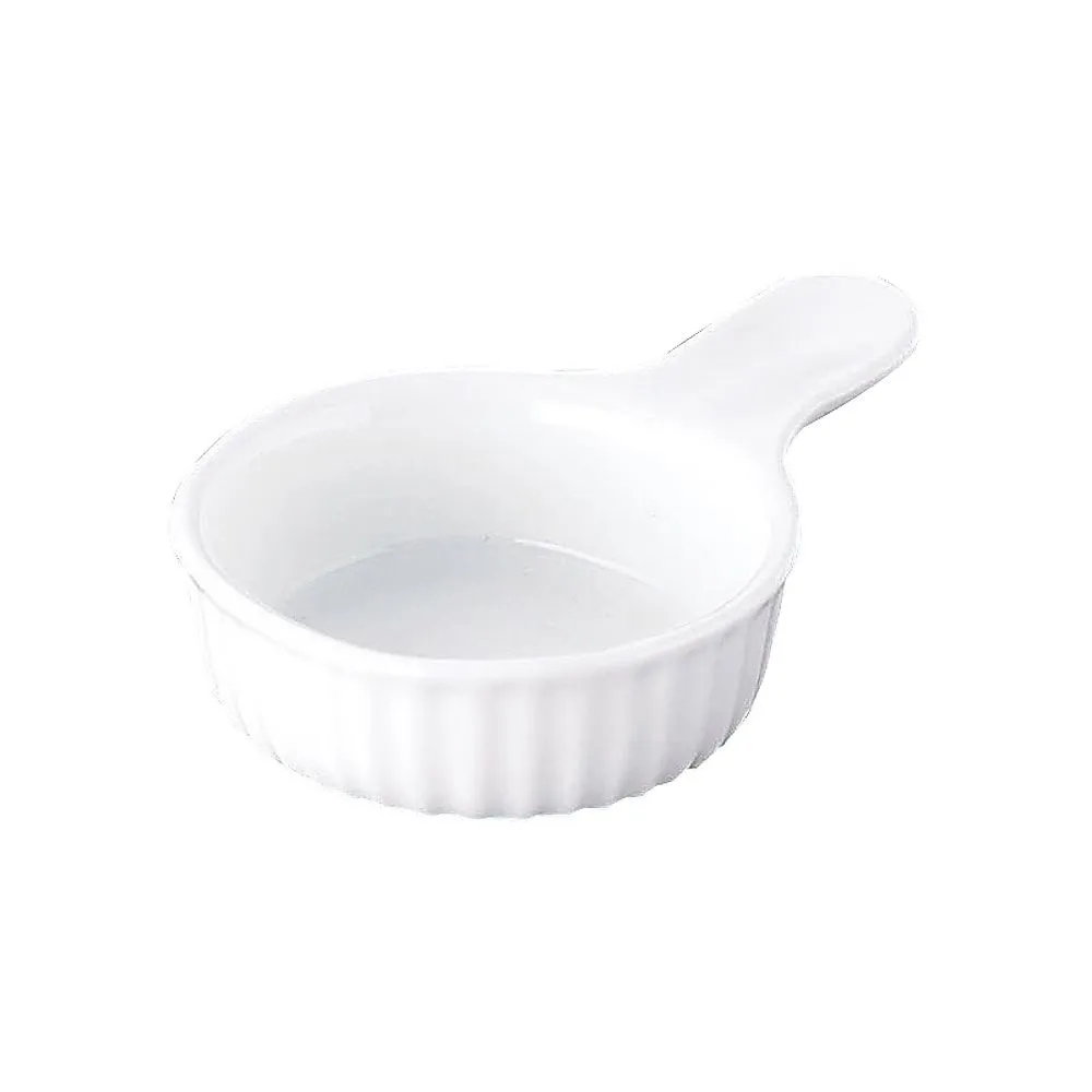 62-6821-89 Heat-Resistant Earthenware Souffle M (10 Pieces)