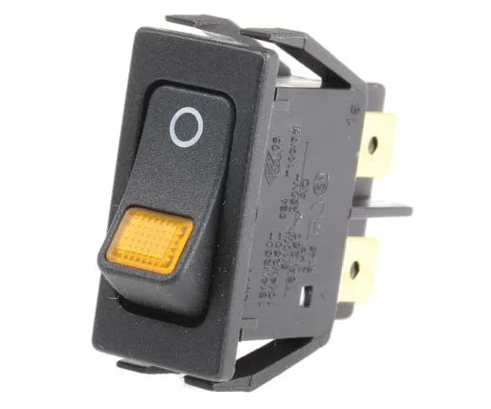 63-7630-14 Marquardt Illuminated Double Pole Single Throw (DPST), Latching Rocker Switch Panel Mount 1555.3104