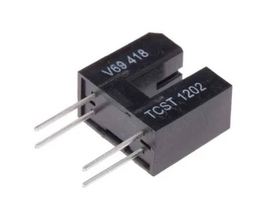 63-7731-11 TCST1202 Vishay, Through Hole Slotted Optical Switch, Phototransistor Output TCST1202