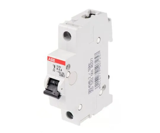 63-7603-50 ABB System M Pro S200 MCB Mini Circuit Breaker 1P, 6 A, 6 kA, Curve K S201-K6
