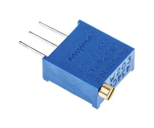 63-7608-14 20kΩ Through Hole Trimmer Potentiometer 0.5W Top Adjust Bourns 3296 Series 3296W-1-203LF