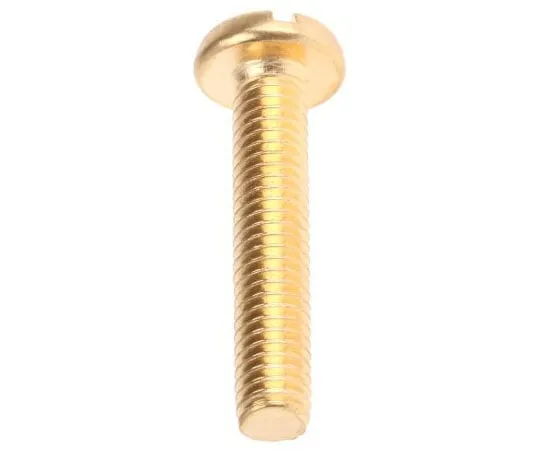 63-7575-63 RS, M6 Pan Head, 30mm Brass Slot1 483-1707