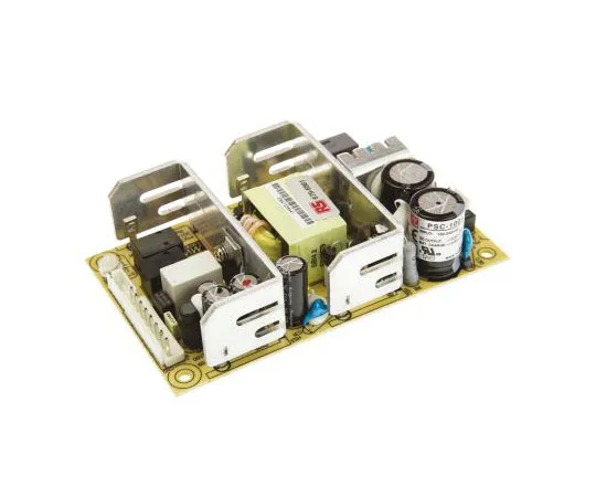 63-7676-32 Mean Well 100W Dual Output Embedded Switch Mode Power Supply SMPS, 2.5 A, 4.75 A, 13.8V dc Open Frame PSC-100A