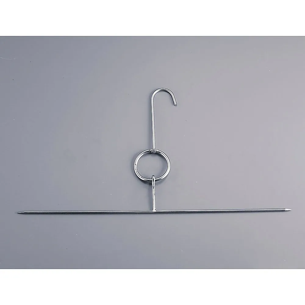 63-1252-59 Chen Shiki Stainless Steel Grilled Pork Hook Horizontal Type RRS004