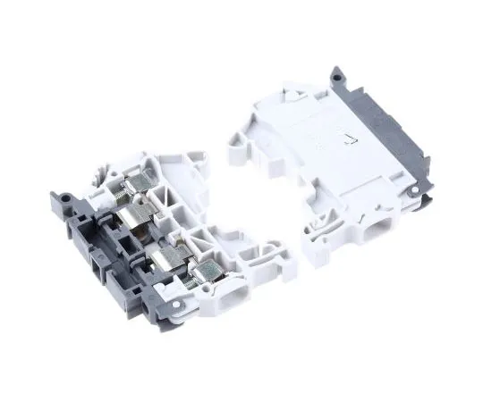 63-7657-93 Entrelec, Grey, SNK Series, 6.3A F***d DIN Rail Terminal 1SNK508411R0000