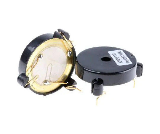 63-7616-93 RS PRO 3 → 28 V dc 83dB Through Hole Continuous Internal Piezo Buzzer, 2500 → 3500 Hz 535-8089
