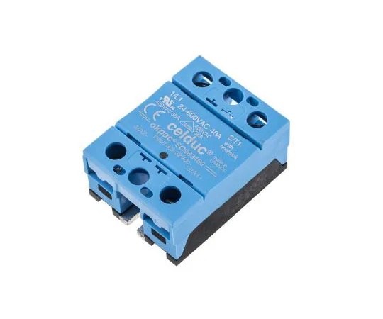 63-7591-28 Celduc 40 A Solid State Relay, Zero Crossing, Chassis Mount, Triac, 600 V rms Maximum Load SO963460