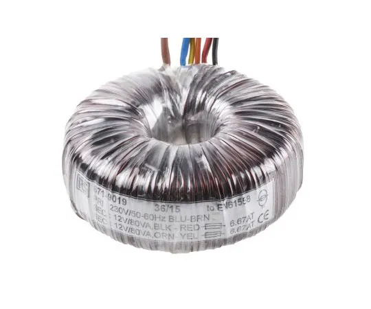 63-7670-83 2 Output Toroidal Transformer, 160VA, 2 x 12V ac 173-0231