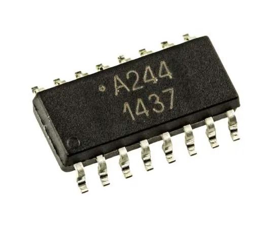 63-7703-82 Broadcom, ACPL-244-500E AC Input Transistor Output Quad Optocoupler, Surface Mount, 16-Pin SOIC ACPL-244-500E