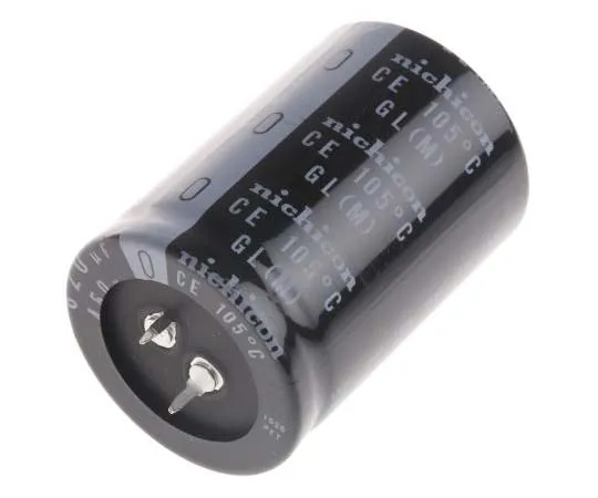 63-7746-20 Nichicon 820μF 450V dc Aluminium Electrolytic Capacitor, Through Hole 35 (Dia.) x 50mm +105°C 35mm 10mm LGL2W821MELC50
