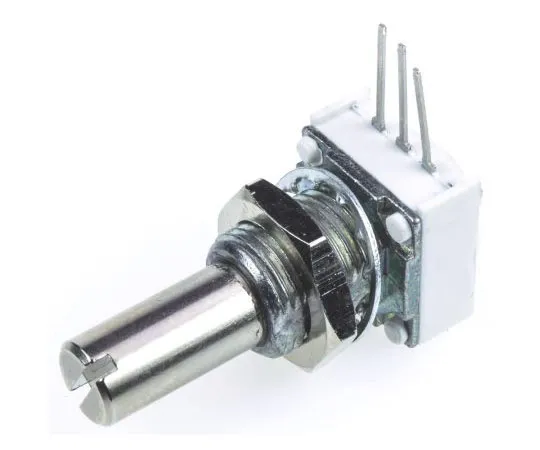63-7578-21 Vishay 1 Gang Rotary Cermet Potentiometer with a 6.35 mm Dia. Shaft, 50kΩ, ±10%, 1W, Linear 14910F0GJSX10503KA 14910F0GJSX10503KA