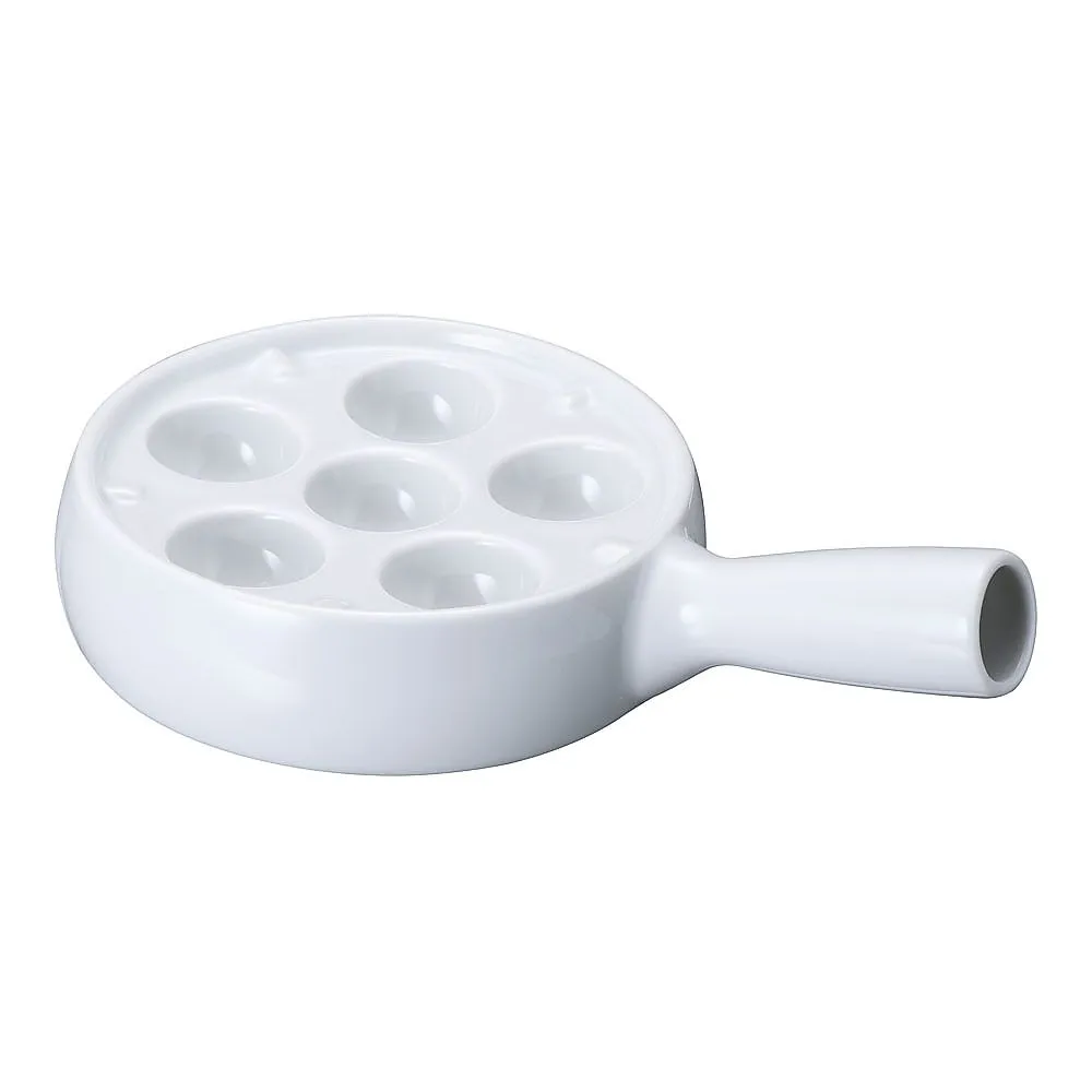 62-6822-49 Schoenbald Snail Plate (With Hand) White 0298-124W