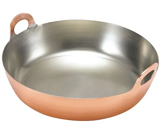 69-5189-71 Copper Fry Pot 27 cm (2 mm Thickness) 0226101