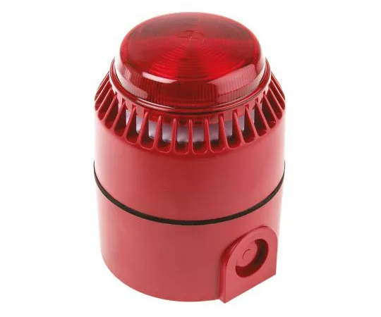 63-7613-59 Flashni Sounder Beacon, Red Xenon, 18 → 28 V dc FL/RL/R/D 24V SWITCH