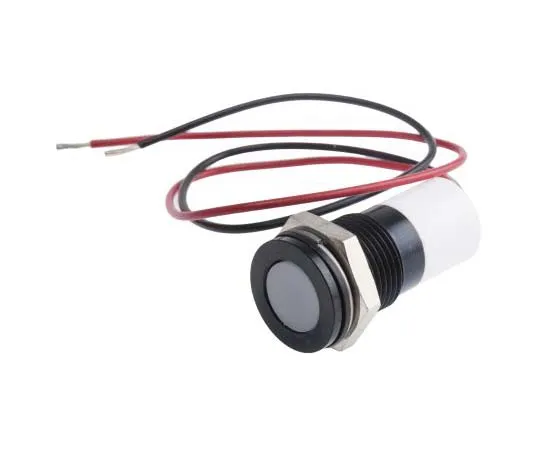 63-7717-97 RS PRO White Indicator, 24 V dc, 14mm Mounting Hole Size, Lead Wires Termination, IP67 703-9011