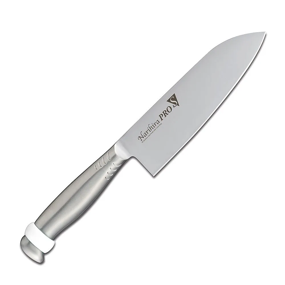 65-3871-52 Narichilapro S Santoku Kitchen Knife 16.5 cm White FC-3002WH