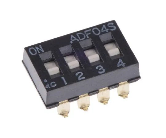 63-7649-76　4 Way Surface Mount DIP Switch 4P　ADF04S04