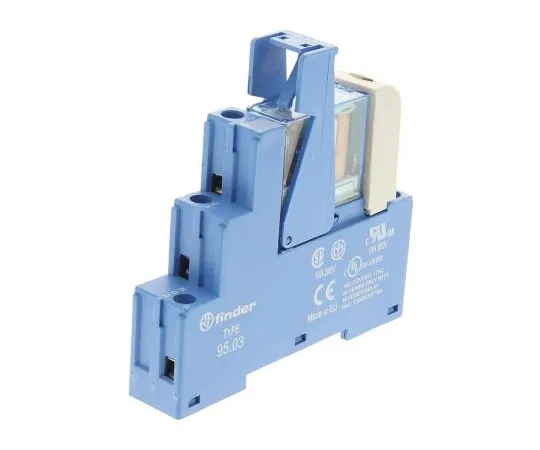 63-7556-99 Finder 24V dc DIN Rail Interface Relay Module, SPDT 48.31.7.024.0050SPA