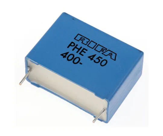 63-7625-61 KEMET 1μF Polypropylene Capacitor PP 250 V ac, 400 V dc ±5% Tolerance Through Hole PHE450 Series PHE450KF7100JR06L2